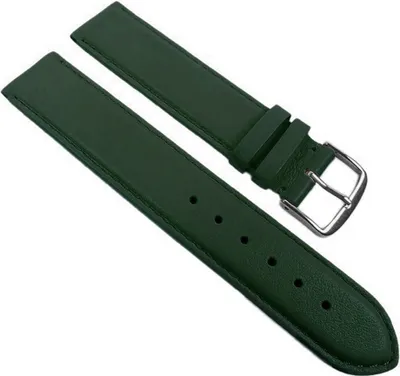 Produktbild von Beach Uhrenarmband | Kalbsleder, dunkelgrün mit Naht, 12-30mm 32235S, Stegbreite:18mm