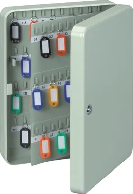 Produktbild von Schlüsselschrank 5659284 für 140 Schlüssel grau Packung mit 6 Stück