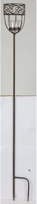 Produktbild von 12x Gartenstecker Metallfigur Dekoration Erdspieß Bodenstab Rasen Beete Außen