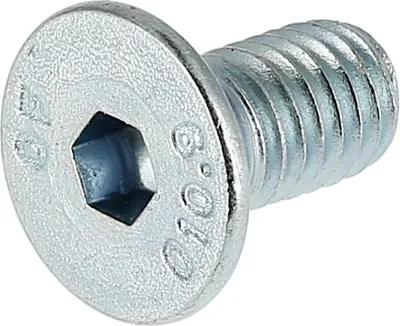 Immagine prodotto di Vite a testa svasata, presa esagonale M5x10 - DIN7991, zincata, forza 10.9