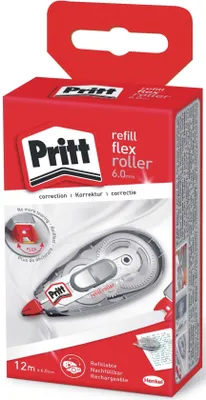 Image de Pritt Korrektur Refill flex Roller, Breite 6 mm, Länge 12 m