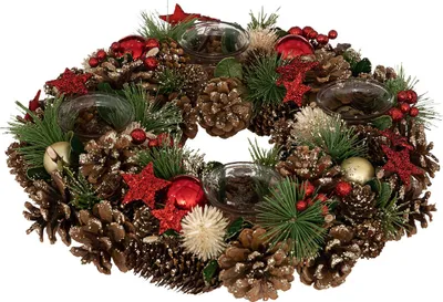 Obrázek produktu pro Adventní věnec, svícen na 4 svíčky, Ø 34 cm