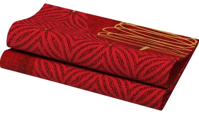 Zdjęcie produktu dla Duni Dunisoft Servietten Elegant Trees 40x40cm 60 Stück