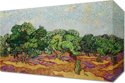 Produktbild von Bild 30x20cm Olivenbäume 2, Van Gogh Vintage für das Wohnzimmer