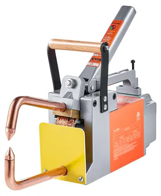 Image de VEVOR Soudeuse par points portable, soudeuse par points de 1/8 de pouce d'épaisseur avec capacité d'entrée de 1,5 kVA, pistolet à panne de soudage, soudeuse par points de tôle métallique pour acier au carbone, acier inoxydable, tôle d'aluminium