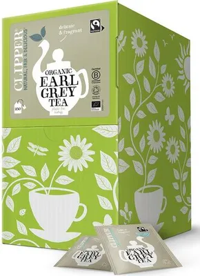 HERBATA CZARNA EARL GREY FAIR TRADE BIO (250 x 2,0 g) 500 g - CLIPPER