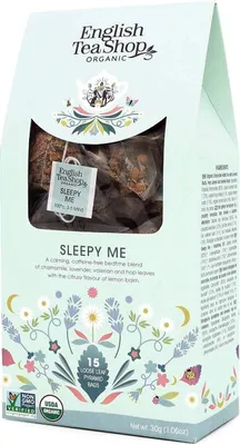 Produktbild von ETS - Sleepy Me, BIO, 15 Pyramiden-Beutel in Papierbox