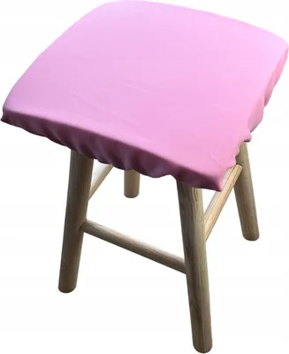 Produktbild von Hockerkissen, Quadratisches Kissen, Rosa, 30 x 30 cm, Küchenhockerkissen, Weiches quadratisches Hockerkissen