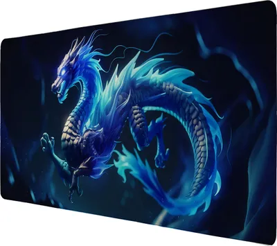 Produktbild von Drache Schreibtischunterlage 69x31cm XXL Mauspad - Fantasievolle Bürodekoration