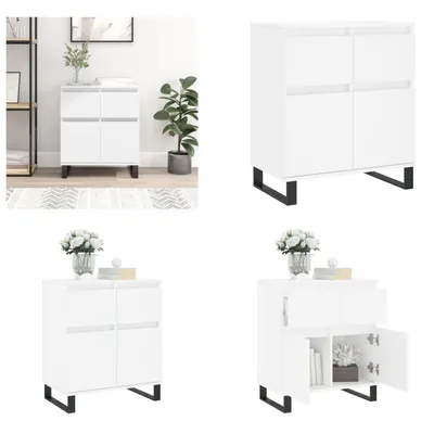 Produktbild von vidaXL Sideboard Weiß 60x35x70 cm Holzwerkstoff - Sideboard - Sideboards - Kommode - Buffet