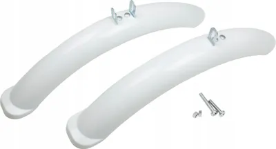 Produktbild von Kinderfahrradschutzblech Set für 20 Zoll Räder, Weiß