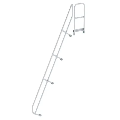 Produktbild von MUNK Handlauf für Treppe 60° mit Plattform, 14  Stufen