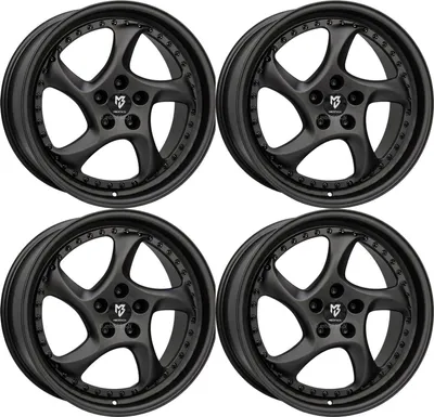 Produktbild von MB Design Felgen TURBO S 9.5Jx19 ET 40 5x112 Diamant Schwarz 4-TUS9519405RZ-BP1 kompatibel mit Audi A6 A8 TT RS TT TTS
