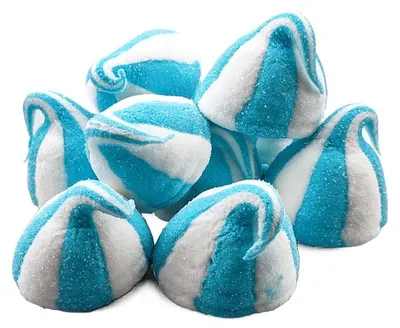 Productafbeelding van Fini Spekken Elfenmutsjes Blauw-Wit - 1 kilo