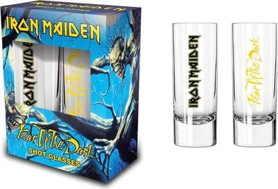 Produktbild von Iron Maiden Schnapsglas-Set Fear Of The Dark klar Standard