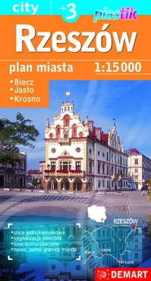 Obrázok produktu pre Rzeszów plan miasta - plastik