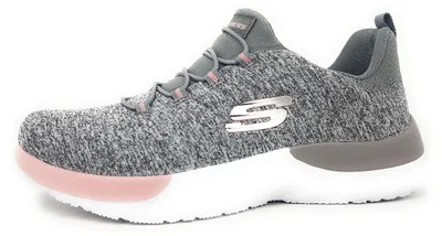 Image de Chaussures de sport Skechers Dynamight pour femmes, chaussures de training, couleur grise, style décontracté