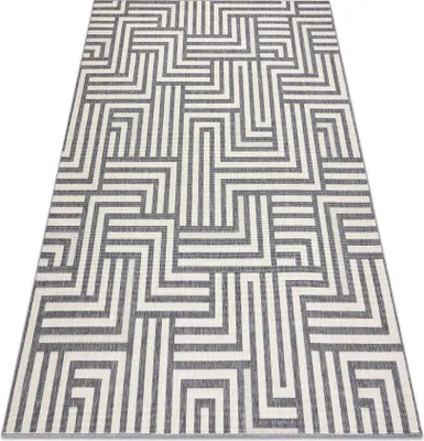 Produktbild von Teppich SPRING 20421332 Labyrinth, geschlungen - creme / grau Grau 160x230 cm