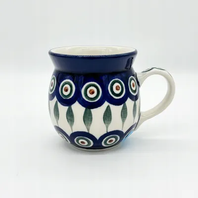 Produktbild von Becher Handgefertigte Bunzlauer Keramik Tasse, Becher 200 ml