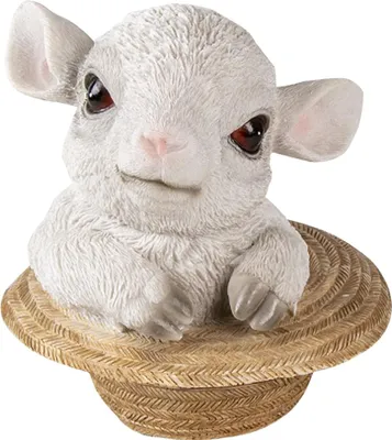 Obrázek produktu pro Clayre & Eef figurka Ovečka 12x12x12 cm béžová plastová