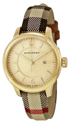 Obrázek produktu pro Dámské hodinky Burberry The Classic BU10104, nerezová ocel, vícebarevné / zlaté