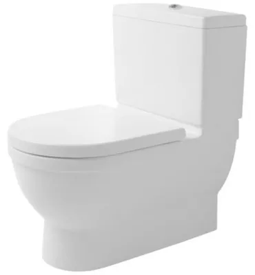 Immagine prodotto di Combinazione WC a pavimento Duravit BIG TOILET STARCK 3 profondo, 420 x 740 mm, scarico Vario bianco