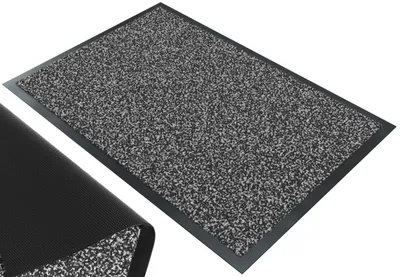 Fußmatte 40x60 cm Antraciet – rutschfest, waschbar, für innen & außen