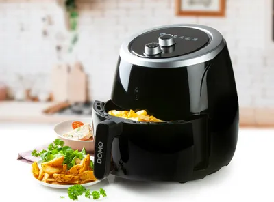 Produktbild von Heißluftfritteuse DOMO DO531FR Schwarz 2000 W 5 L