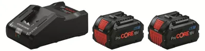 Zdjęcie produktu dla Zestaw startowy 2 x ProCORE18V 8.0Ah + GAL 18V-160