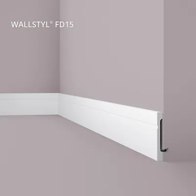 Produktbild von NMC FD15 WALLSTYL Sockelleiste Zierleiste Stuckleiste 2 m