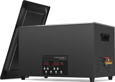 Obrázek produktu pro SucceBuy 30L ultrazvuková čistička, 600W digitální čisticí stroj, 40kHz ultrazvuková čistička s časovačem, ohřevem, odplyňováním a šetrným režimem pro šperky, nástroje, držáky