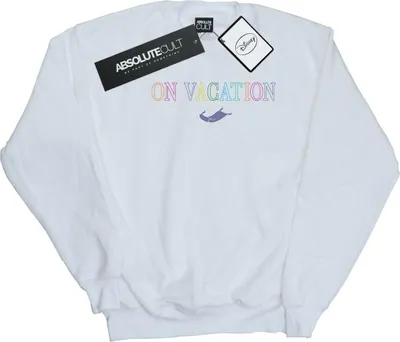 Produktbild von Disney - "On Vacation" Sweatshirt für Damen BI50446 (S) (Weiß)