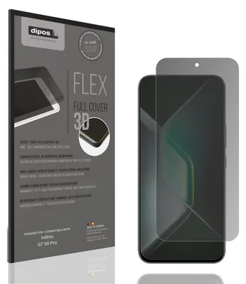 Produktbild von Full Cover Privacy Blickschutzfolie für Infinix GT 50 Pro Folie Anti-Shock