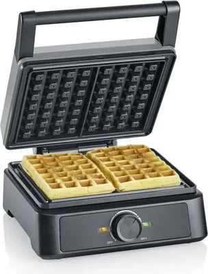 Zdjęcie produktu dla Gofrownica SEVERIN WA2125, Powłoka ceramiczna nieprzywierająca, 1600W, Do gofrów belgijskich