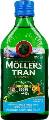 Produktbild von MOLLERS Norwegisches Lebertran aus Fruchtfleisch 250 ml