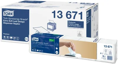 Obrázok produktu pre TORK Xpressnap Snack® Papierserviette 13671 8 St. (13671)