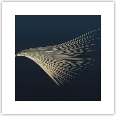 Produktbild von Poster - Poster ohne Rahmen - Golden Borsten Abstraktion - 30x30 cm - Wand Bild - Wanddeko - Wandbilder - Kunstposter - Wandposter - Bilder - Kunstdruck - Wanddekoration - Wandbild - P2XAC30x30-4734