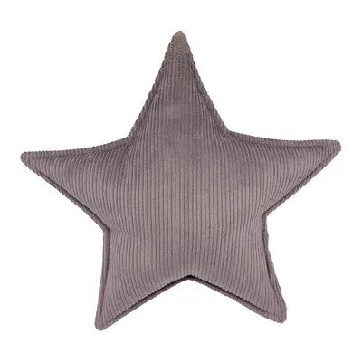 Produktbild von KraftKids Sternkissen Cord Breitcord Grau