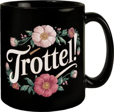 Produktbild von Trottel Blumensprache Tasse