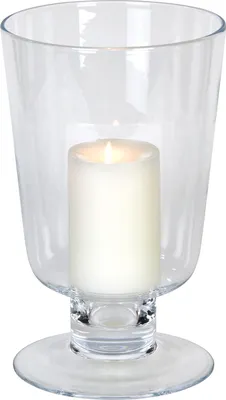 Image de Lambert Gerona Photophore/Vase verre clair, H 30,5 cm, D 19,5 cm, pour bougie D 8 cm, H 14 cm 17835