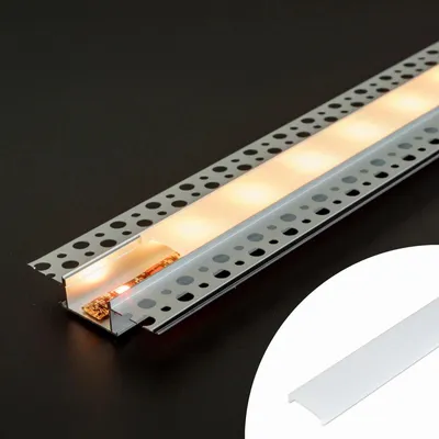 Obrázok produktu pre GLOBIZ LED hliníkový profilový kryt – opál – 1000 mm (pre 41026A1)