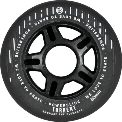 Produktbild von Powerslide Torrent Rain Rad 4 Einheiten Schwarz 80 mm Schwarz 80 mm