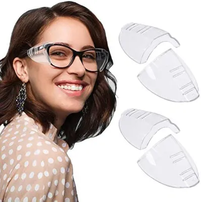 Produktbild von Seitenschutz für Schutzbrille, UV-beständig, transparent, 2 Stück, für kleine Brillen