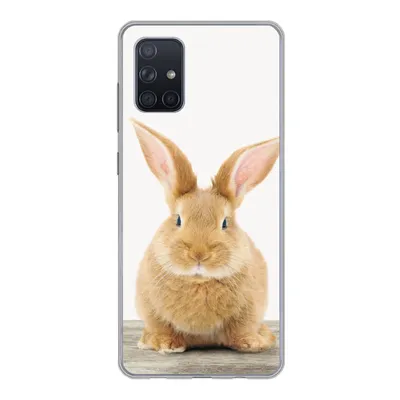 Produktbild von MuchoWow® Handyhülle Schutzhülle Hülle für Samsung Galaxy A51 Kaninchen - Babykaninchen - Tiere - Kinder - Mädchen - Jungen Silikon Softcase Handy Hülle - Schutzabdeckung