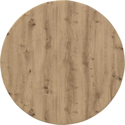 Immagine prodotto di Piano tavolo vidaXL in rovere Artisan, Ø 80 x 1,5 cm, materiale a base di legno