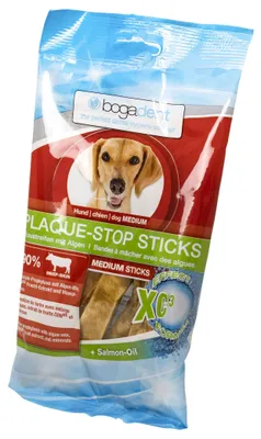 Produktbild von Zahnpflege Sticks Hunde Bogar Bogadent Plaque-Stop 100g, Dentalsticks