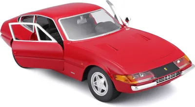 Produktbild von Bburago 18-26511 - Modellauto - Ferrari 365 GTB4 (rot, Maßstab 1:24)