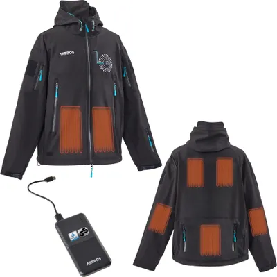 Produktbild von AREBOS kurtka zimowa z akumulatorem kurtka sportowa kurtka outdoorowa kurtka termiczna L