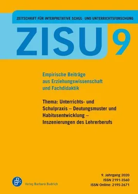 Produktbild von ZISU - Zeitschrift für interpretative Schul- und Unterrichtsforschung. H.9