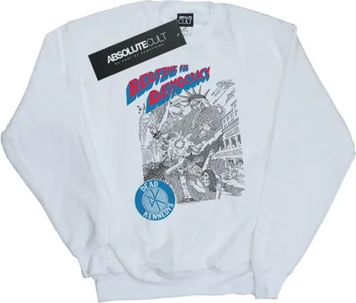 Produktbild von Dead Kennedys - "Bedtime For Democracy" Sweatshirt für Damen BI47643 (XXL) (Weiß)